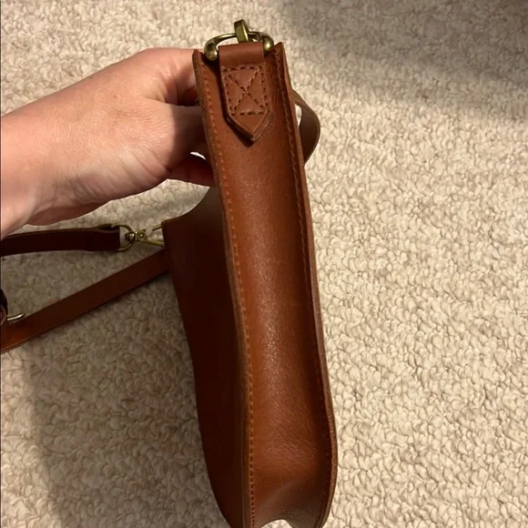 Brown Leather Crossbody Bag - Picture 7 of 12